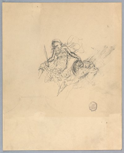 Skiss av Fortuna av Francis Augustus Lathrop
