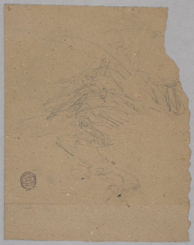 Skiss av himmelska figurer av Francis Augustus Lathrop