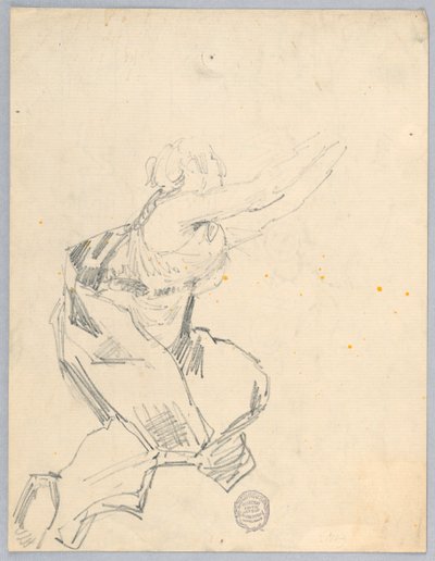 Skiss av en kvinna av Francis Augustus Lathrop
