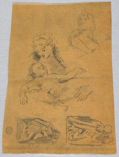 Skisser av Jungfrun och Magi av Francis Augustus Lathrop