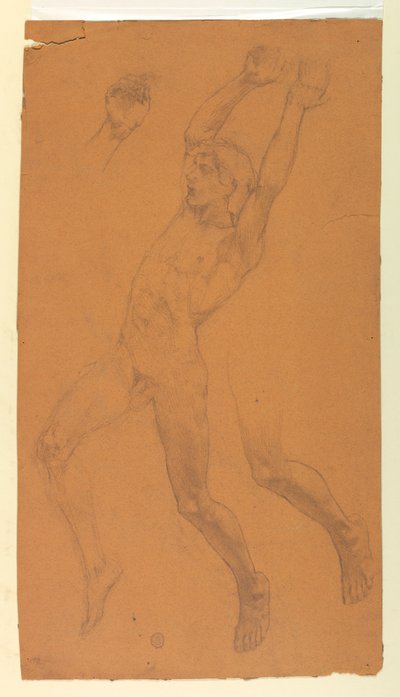 Studier för en flygande figur av Francis Augustus Lathrop