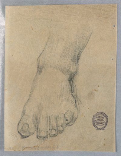 Studera för en fot av Francis Augustus Lathrop