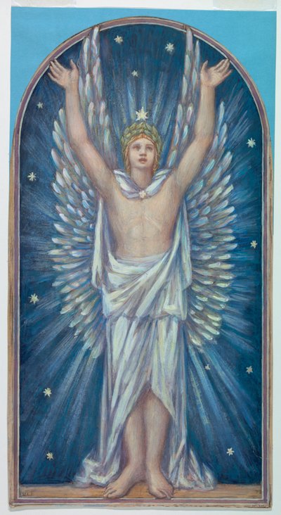 Studera för figur av Francis Augustus Lathrop