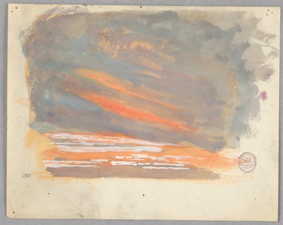 Studie av moln, Rom, Italien av Francis Augustus Lathrop