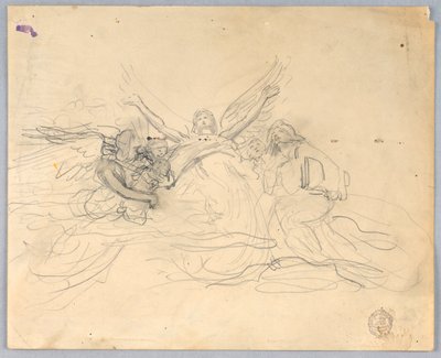 dyrkar änglar av Francis Augustus Lathrop