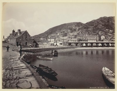 Barmouth, the Quay och Ty Gwyn, 186094. av Francis Bedford