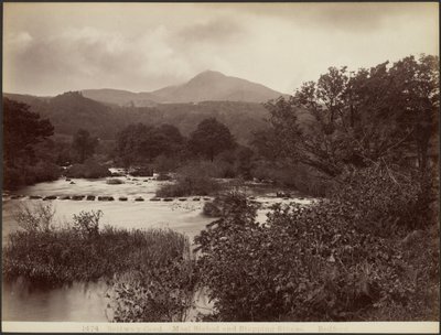 Bettws-y-Coed. Moel Siabod och trampstenar av Francis Bedford