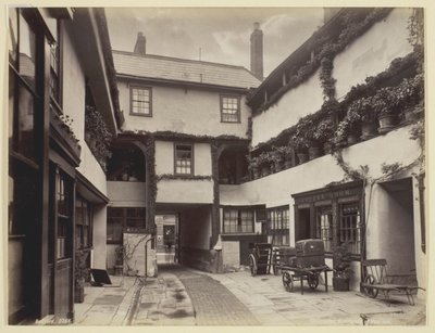 Gloucester, Courtyard of New Inn av Francis Bedford