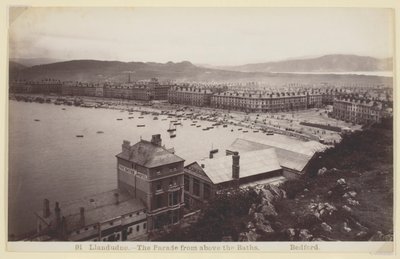 Llandudno - Paraden ovanför baden, 186094. av Francis Bedford