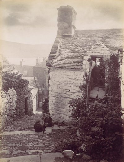 Old Barmouth, 1870 -talet. av Francis Bedford