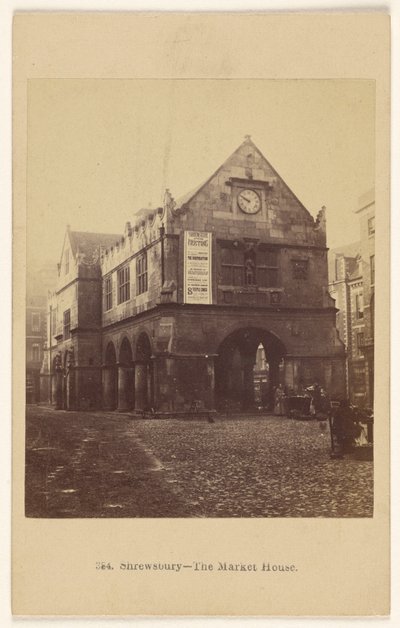 Shrewsbury - The Market House. av Francis Bedford