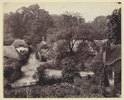 Utan titel [halmtaksstugor], 186094. av Francis Bedford