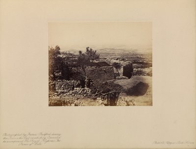 Övre Beth-Horon av Francis Bedford