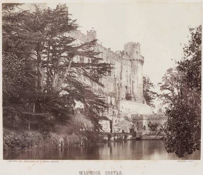 Warwick Castle, ca 1857 (albumintryck) av Francis Bedford