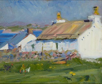 Crofts, Iona (olja ombord) av Francis Campbell Boileau Cadell