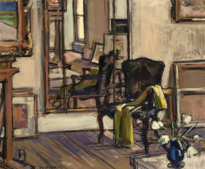 Interiör, Regent Terrace, Edinburgh, 1932-33 av Francis Campbell Boileau Cadell