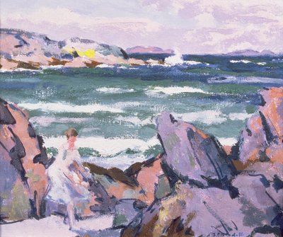 North Wind, Iona (Badaren) av Francis Campbell Boileau Cadell