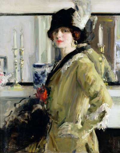 Den svarta hatten av Francis Campbell Boileau Cadell
