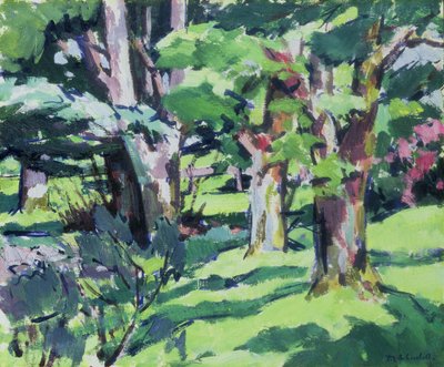 Träd vid Auchinleck, Ayrshire av Francis Campbell Boileau Cadell