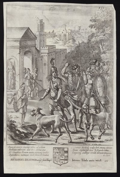 Evander och Aeneas på Palentium av Francis Cleyn