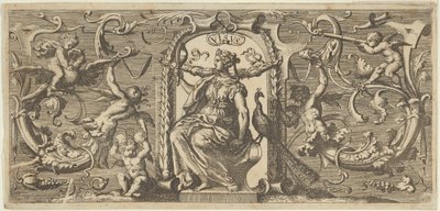 Sight Visus, från Five Senses Five Senses, ca. 1655 av Francis Cleyn