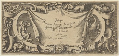Titelskylt, från Five Senses Five Senses, ca. 1655 av Francis Cleyn