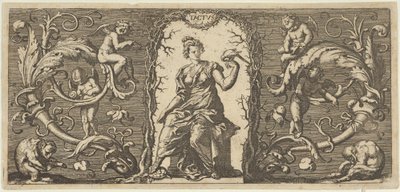 Touch Tactus, från Five Senses Five Senses, ca. 1655 av Francis Cleyn