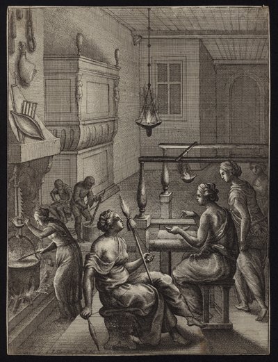 Kvinnor på jobbet av Francis Cleyn