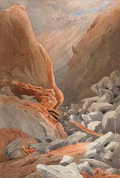 Djävulstrappan i Suru-passet, Abessinien av Francis Cornelius James