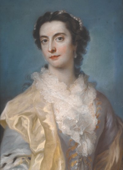 Porträtt av en dam av Francis Cotes