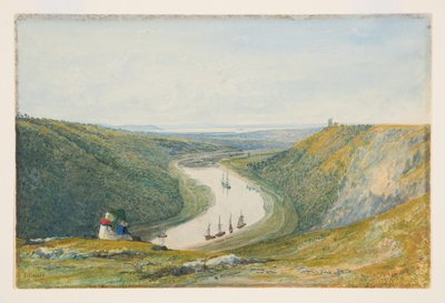 The Avon From Durdham Down, ca 1821 (akvarell & kroppsfärg på papper) av Francis Danby