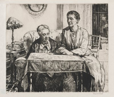 Spelar kort av Francis Dodd