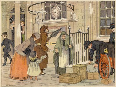 Bedfords bok om butiker: Postkontor (färglitografi) av Francis Donkin Bedford