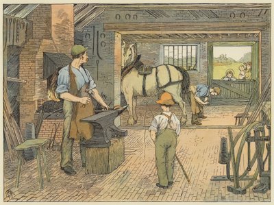 Smed (färglitografi) av Francis Donkin Bedford