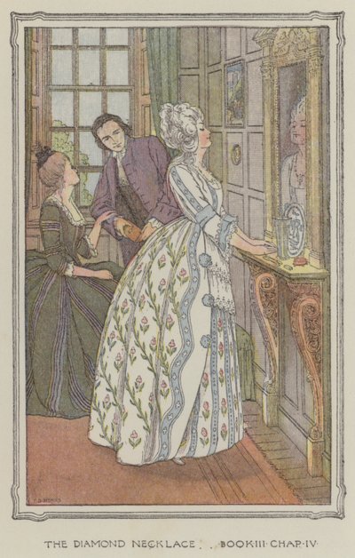 Illustration till The History of Henry Esmond (färglitografi) av Francis Donkin Bedford