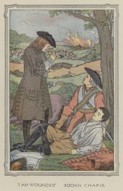 Illustration till The History of Henry Esmond (färglitografi) av Francis Donkin Bedford