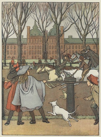 London: Rotten Row (färglitografi) Rotten Row (färglitografi) av Francis Donkin Bedford