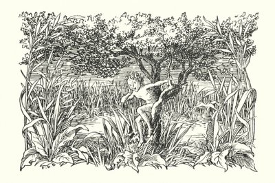 Merrie England: Robin Goodfellow (litografi) av Francis Donkin Bedford