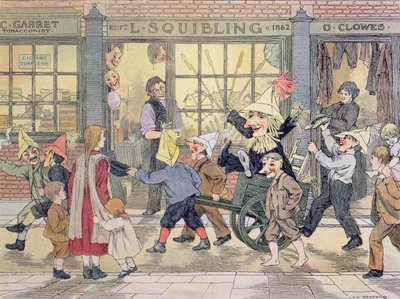 "Penny for the Guy", från "The Book of Shops av Francis Donkin Bedford