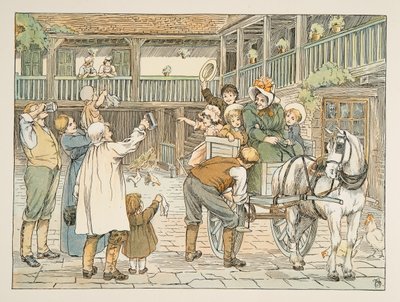 Ostler, från Four and Twenty Toilers, publ. 1900 (färglitografi) av Francis Donkin Bedford