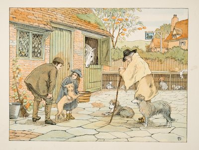 Veterinären, från Four and Twenty Toilers, pub. 1900 (färglitografi) av Francis Donkin Bedford
