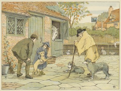 Veterinär (färglitografi) av Francis Donkin Bedford