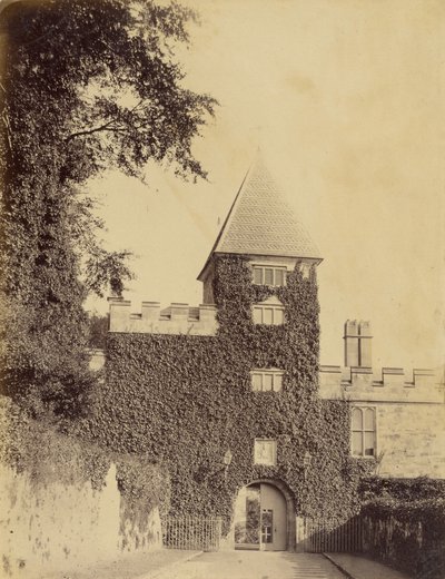 Entréport och torn, Lismore Castle av Francis Edmond Currey