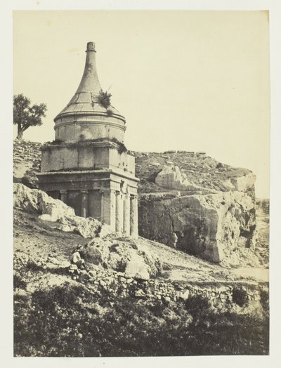Absaloms grav, Jerusalem av Francis Frith