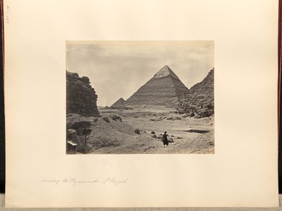 Bland pyramiderna i Geezeh av Francis Frith
