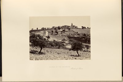 Himmelsfärdskyrkan, Olivberget av Francis Frith