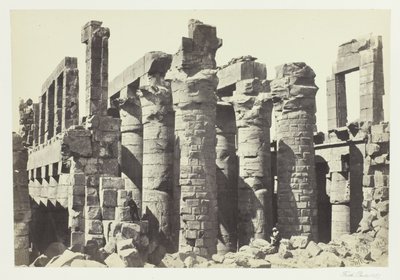 Kolonnernas hall, Karnac av Francis Frith