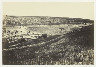 Jerusalem, från Olivberget, nr 2 av Francis Frith