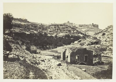 Jerusalem från muren i En-Rogel av Francis Frith