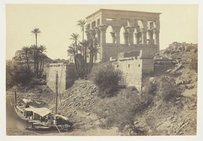 Pharoahs säng, ön Philæ av Francis Frith
